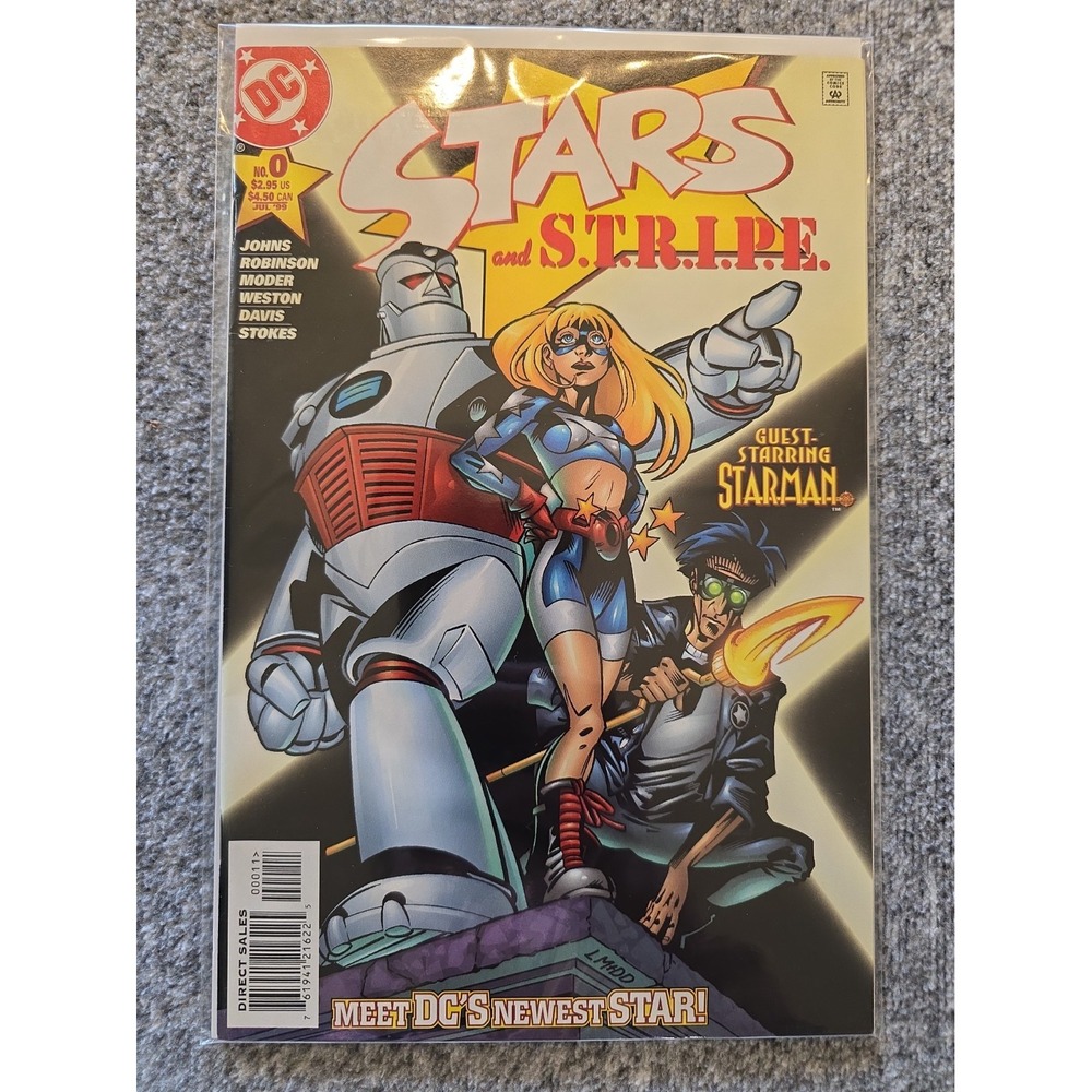 DC Comics Stars and S.T.R.I.P.E. #0 First Character Appearance Starman